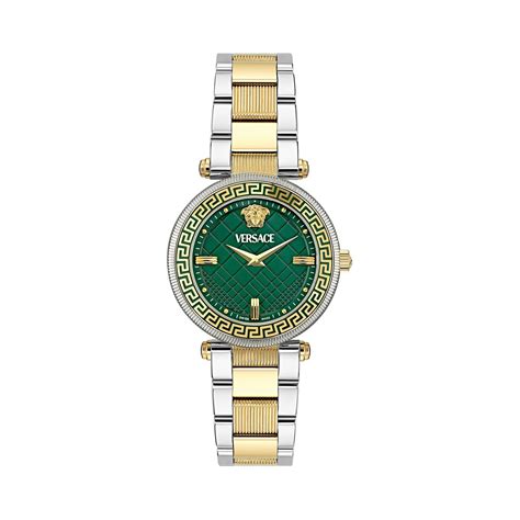 Versace Reve Watch Green,Gold 